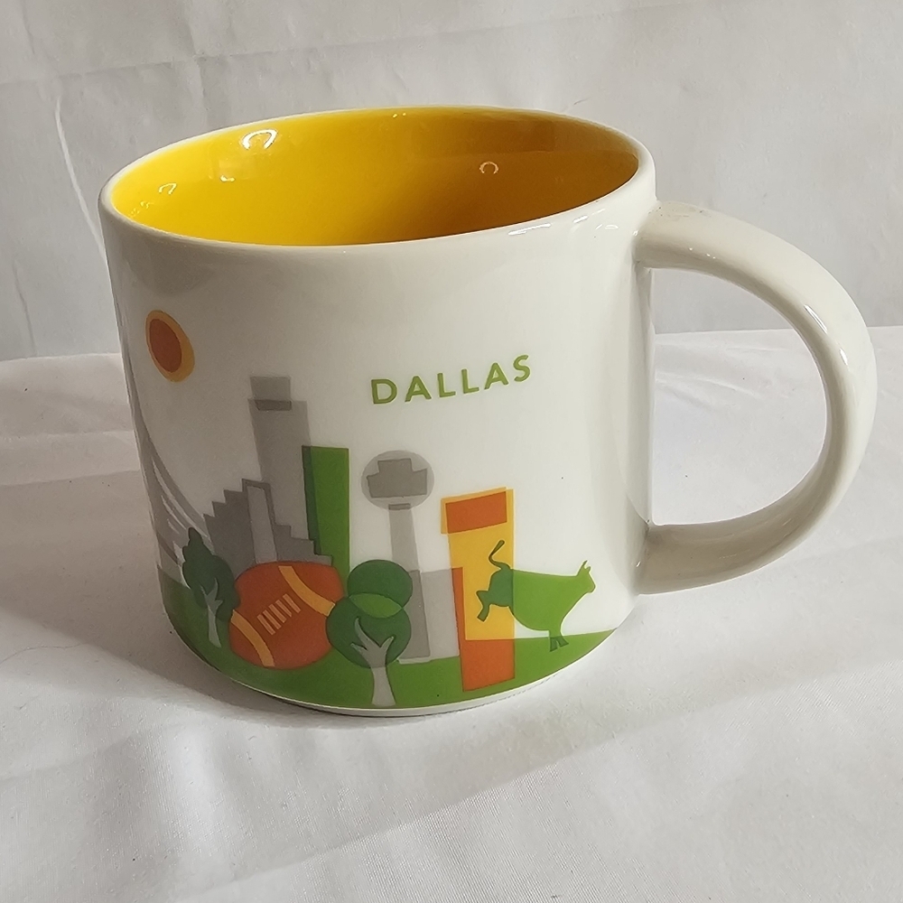 Starbucks Collectible Coffee Mug You are Here DALLAS Collectible 2016 14oz Texas